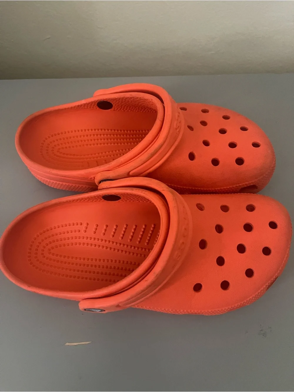 CROCS Kids Classic Clog in Bright Orange